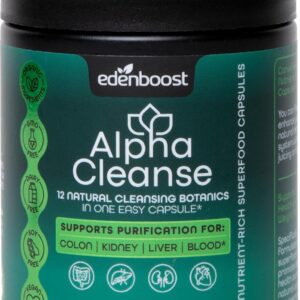 AlphaCleanse Organic Superfood Blend for Liver Health | 60 Caps