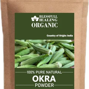Blessfull Healing Organic Okra Powder | For Digestive Health | 100g