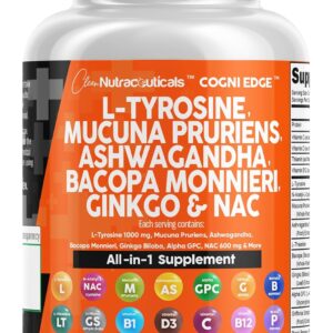 All-in-One Nootropic & Adaptogen | Cognitive & Stress Support | 90 caps