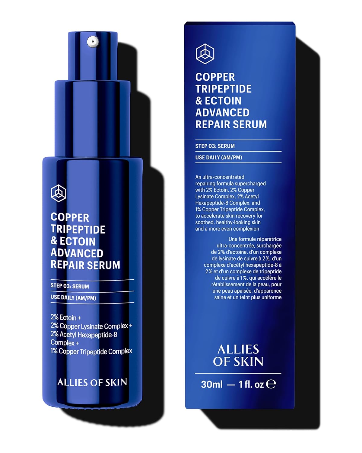 Allies of Skin Tripeptide & Ectoin Daily Moisturizer – Ultimate Ectoin Moisturizer for Barrier Repair | 30 ml