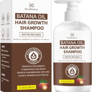 Batana Oil Shampoo for Thicker, Fuller-Looking Hair | Beadlamey |300 ml