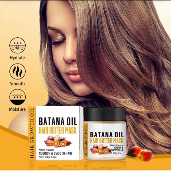 Batana Oil from Honduras as Hair Mask, Scalp assist withment for Growth & Anti-Hair Loss – 4.2 oz (120g) - الصورة 6