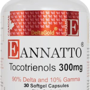Eannatto Tocotrienols Vitamin E | Tocopherol-Free | 30 Softgels
