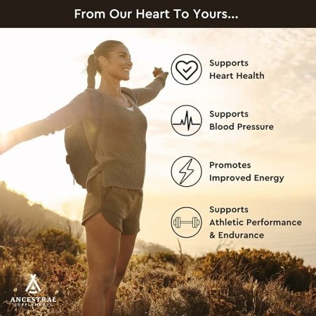Ancestral Supplements Grass Fed Beef Heart Supplement, 3300mg, CoQ10 Supplement with Grass Fed Beef Liver, Supports Energy, Immune, Heart and Mitochondrial Health, Non GMO, 180 Capsules - الصورة 15