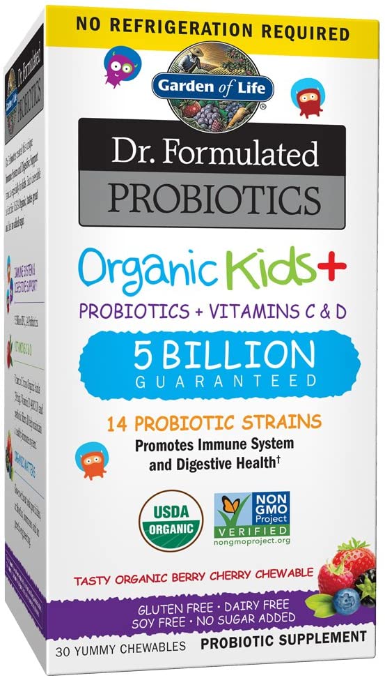Garden of Life Dr. Formulated Probiotics Organic Kids 30 Chews