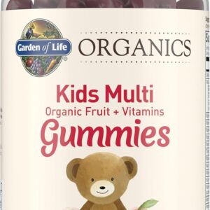 GardenGarden of Life Mykind Kids Gummy | Organic Real Fruit Multi |120 Real Fruit Chew Gummies