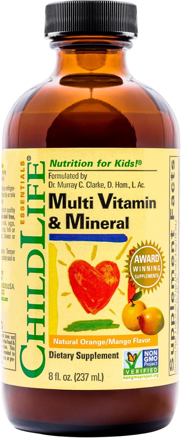 ChildLife Essentials Liquid Multivitamin for Kids | 8 Fl Oz