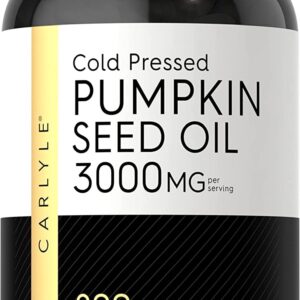 Carlyle Pumpkin Seed Oil | 3000mg | 200 Softgels