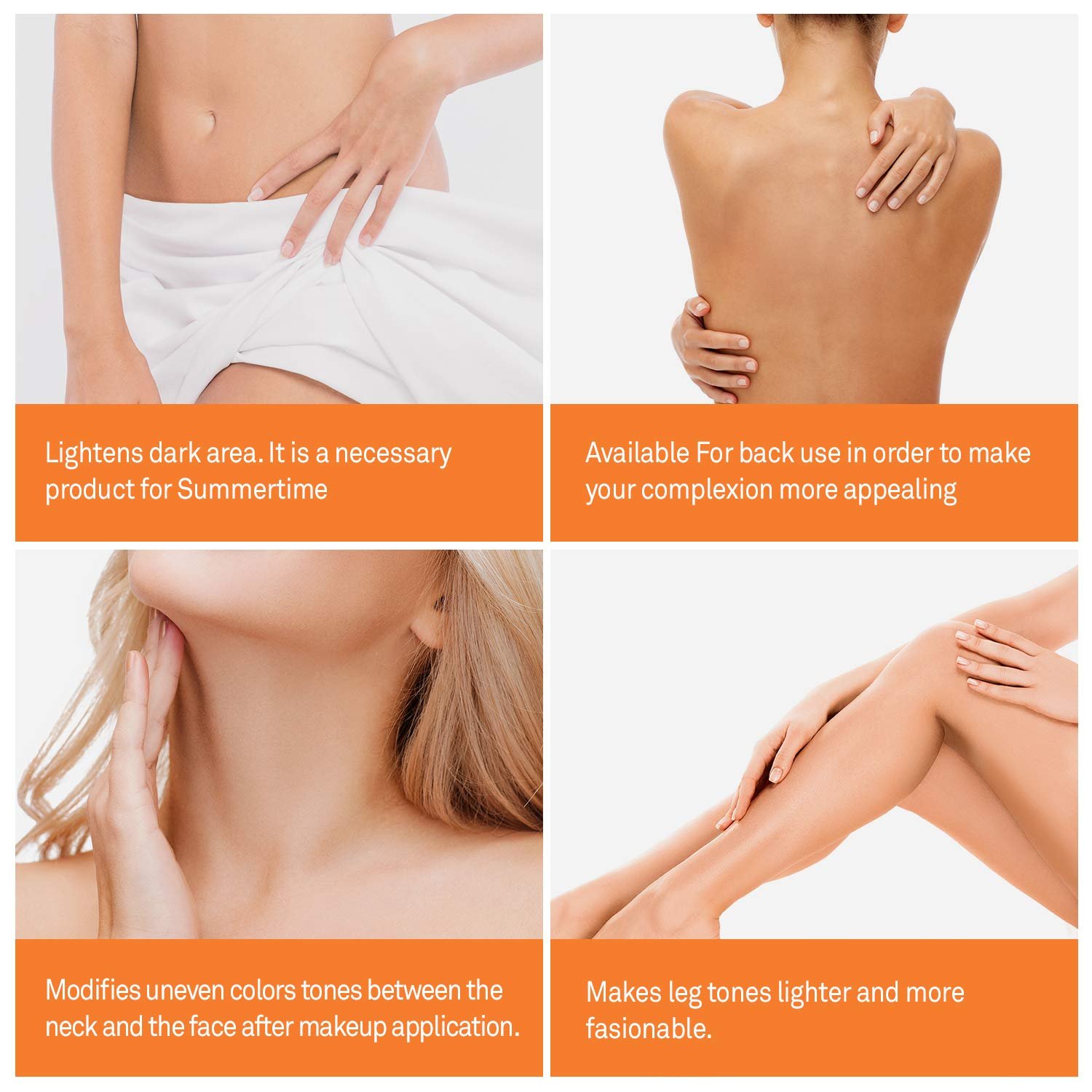 AsaVea Whitening Cream for Armpits, Intimate Parts, Between Legs – with Collagen – Effective Lightening Cream – Brightens, Nourishes, Moisturizes Underarm, and Bikini Area كريم التفتيح بالكولاجين ، لتفتيح وترطيب تحت الابط وبين الارجل - الصورة 5