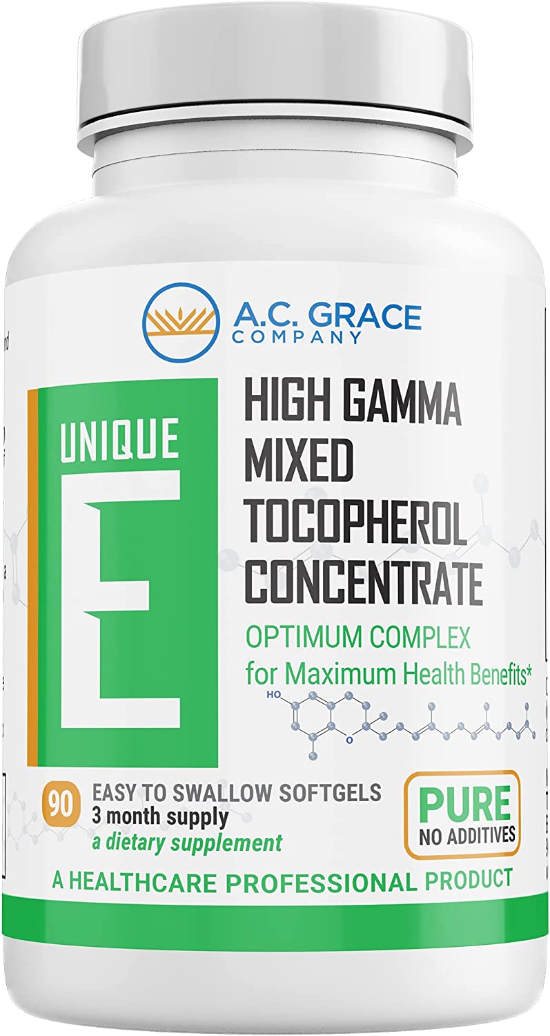A.C. Grace, Unique E Mixed Tocopherols Concentrate Softgels, 90 Softgels