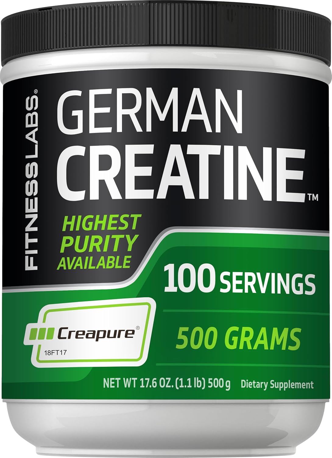 Fitness Labs German Creatine Monohydrate Powder |500gm | Creapure Fitness Supplement | 100 Servings