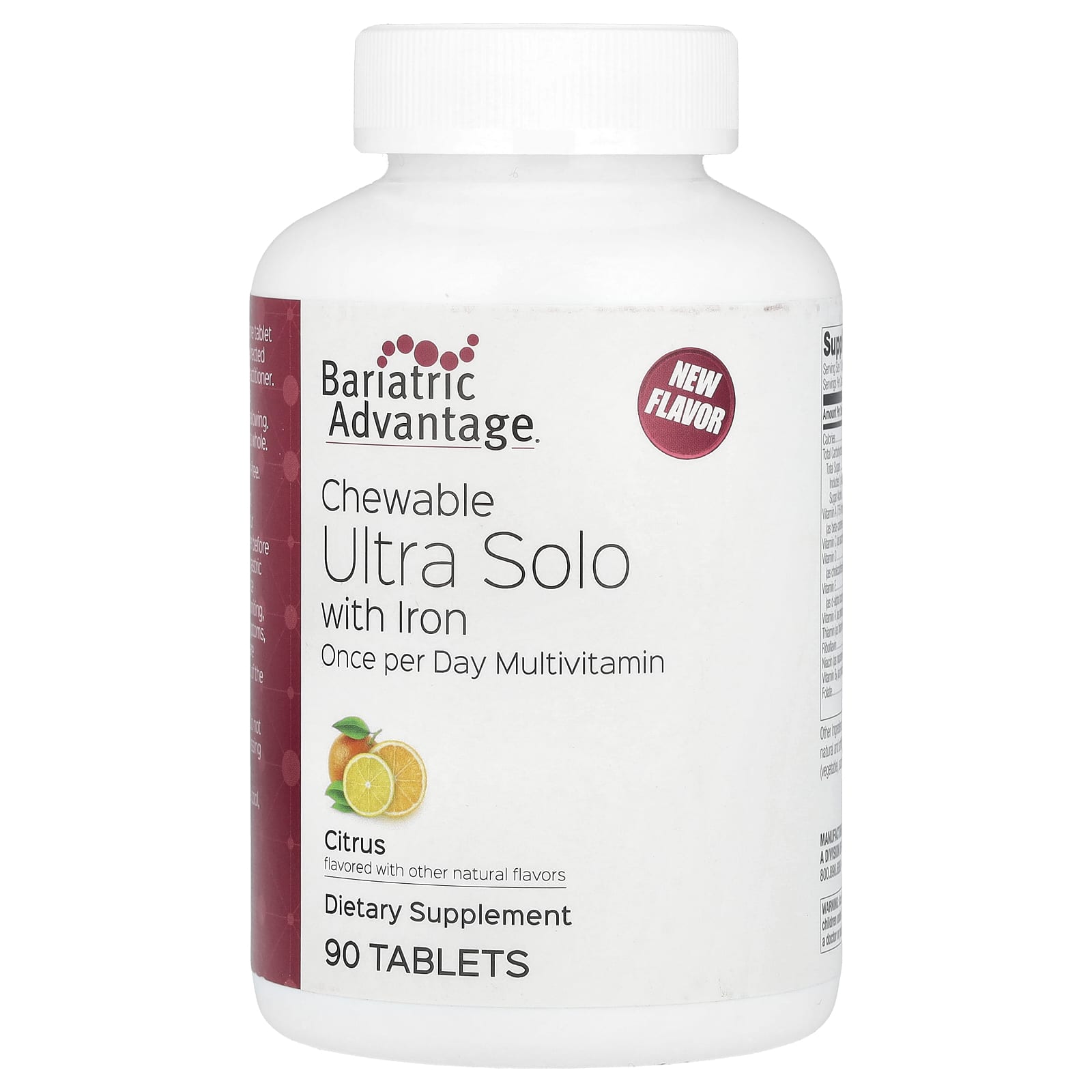 Bariatric Advantage Ultra Solo | 1-Daily Iron Multi | 90 Caps