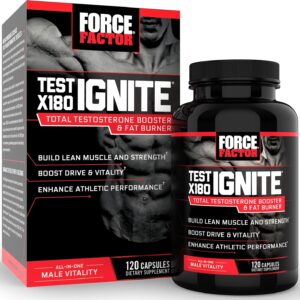 Force Factor Test X180 Ignite | 120 Count