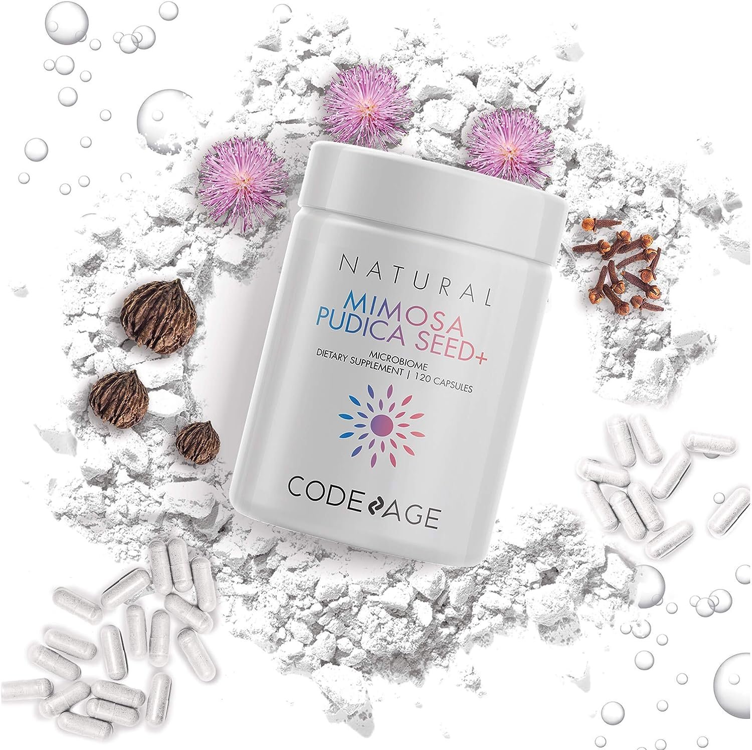 Codeage Organic Mimosa Pudica Seed Capsules – Mimosa Pudica Seeds Supplement – Black Walnut, Cloves, Vidanga, Neem, BioPerine – All in One – Sensitive Plant Pills – Non-GMO & Vegan – 120 Capsules - الصورة 9