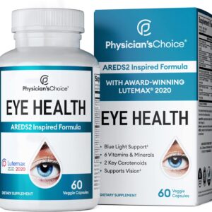 AREDS 2 Eye Vitamins with Lutein & Zeaxanthin | Vision Support | 60 Capsules