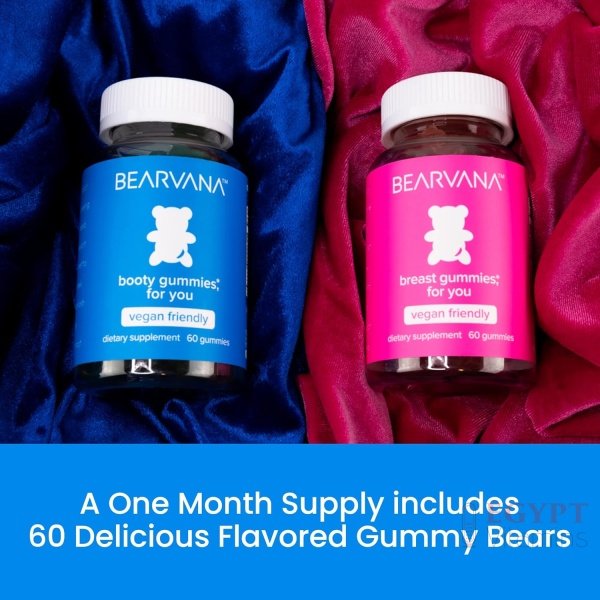 BEARVANA Top & Peach Support Combo Pack Gummies for Women | 9 Herbal Extracts Including Fenugreek, Maca & Fennel | Essential Vitamins | Berry Flavor | 2-Pack (120 Gummies) - الصورة 13