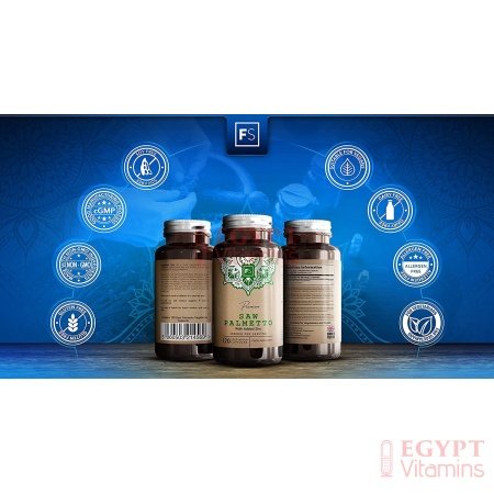 Focus Saw Palm Extract High Dose Capsules (Saw Palmetto) – 3000 mg 20:1 Extract with Zinc – 120 Vegan Capsules | For Healthy Prostate & Hormonal Balance in Men منشار بالميتو عالى جرعة 3000 مجم استخلاص 1: 20 مع الزنك ، لصحة البروستاتا و لحفظ التوازن الهرمونى للرجال ، 120 كبسولة نباتية - الصورة 20