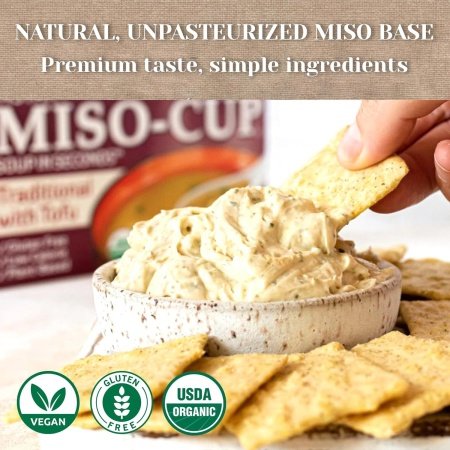 Edward & Sons Traditional Instant Miso-Cup with Tofu – Instant Miso Soup Packets, Miso Soup with Tofu, Instant Soup Packets, 36gm - الصورة 8