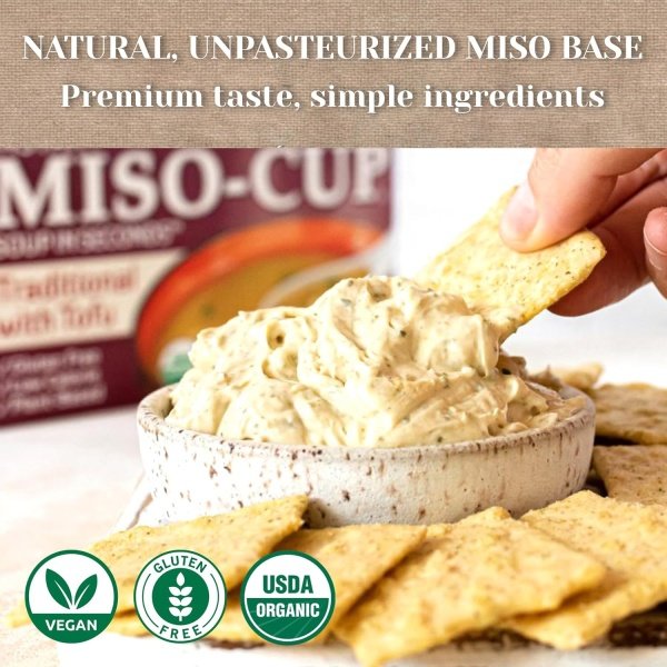 Edward & Sons Traditional Instant Miso-Cup with Tofu – Instant Miso Soup Packets, Miso Soup with Tofu, Instant Soup Packets, 36gm - الصورة 5