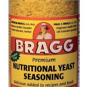Bragg Premium Nutritional Yeast Seasoning, source of vitamin B12 ,127 grams الخميرة الغذائية،مصدر غنى بفيتامين ب12 ،127 جرام