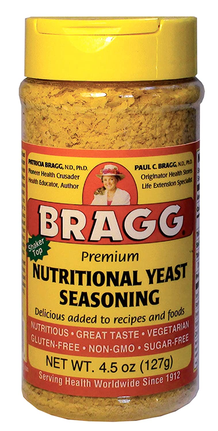 Bragg Premium Nutritional Yeast Seasoning, source of vitamin B12 ,127 grams الخميرة الغذائية،مصدر غنى بفيتامين ب12 ،127 جرام