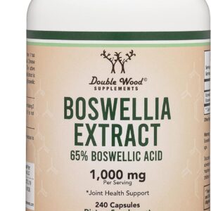 Double Wood Boswellia Extract 1000mg, 240 Capsules