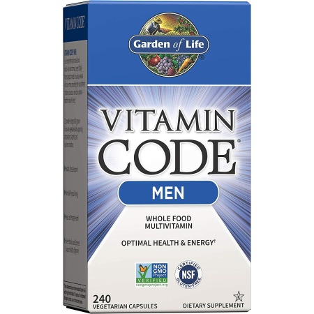 Garden of Life Vitamin Code Whole Food Mens Vitamins Mental & Physical Energy, Heart & Prostate Health, 240 Vegetarian Capsules جاردين اوف لايف ، فيتامين كود ، فيتامينات و معادن متعددة مع البروبيوتيك ، لتحسين الصحة العامة للرجال ، لصحة القلب والبروستاتا، وزيادة إنتاج الطاقة ، 240 كبسولة نباتية - الصورة 21