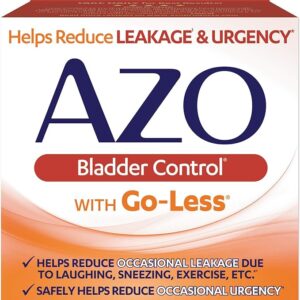 AZO Bladder Control with Go-Less Daily Supplement | 72 Capsules