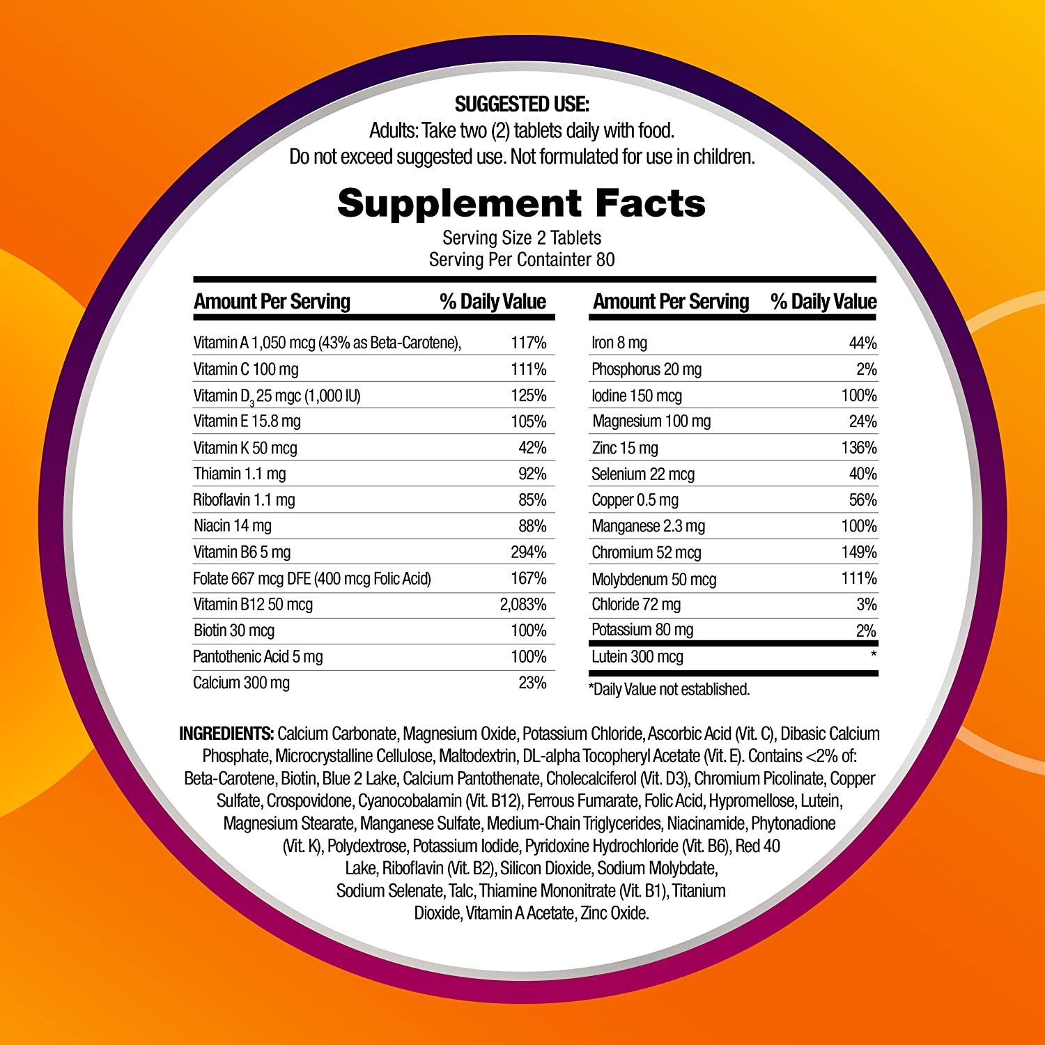 Centrum Minis Women’s Daily Multivitamin for Immune Support with Zinc and Vitamin C, 280 Mini Tablets, 140 Day Supply فيتامينات متعددة الاستخدام اليومي للنساء من سنتروم ميني مع الزنك و فيتامين سي لدعم المناعة 280 قرص صغير تكفي لمدة 140 يوم - الصورة 4