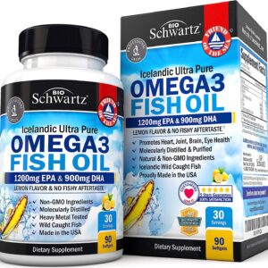 BioSchwartz Omega 3 Fish Oil, 90 Softgels