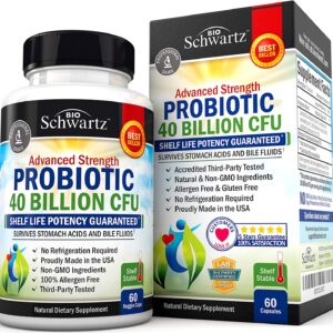 BioSchwartz Probiotic 40 Billion CFU 60 Capsules