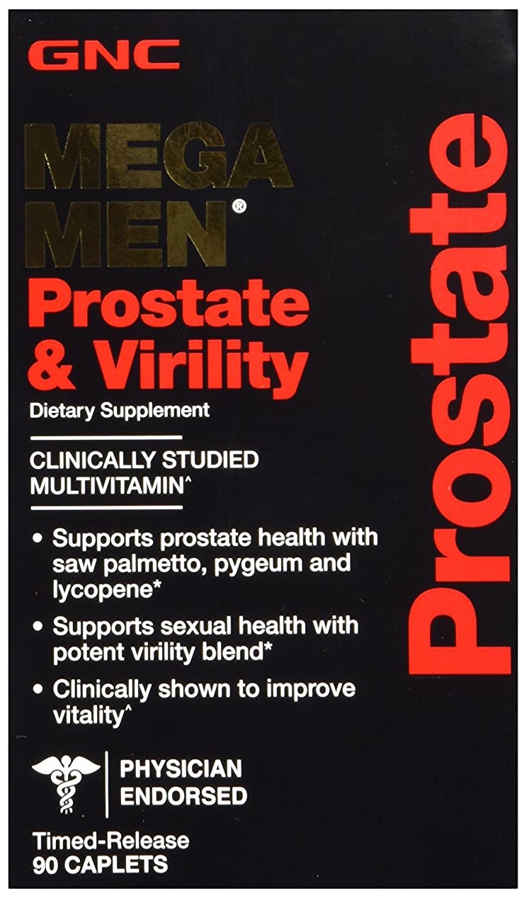 GNC Mega Men Prostate and Virility 90 CAPLETS