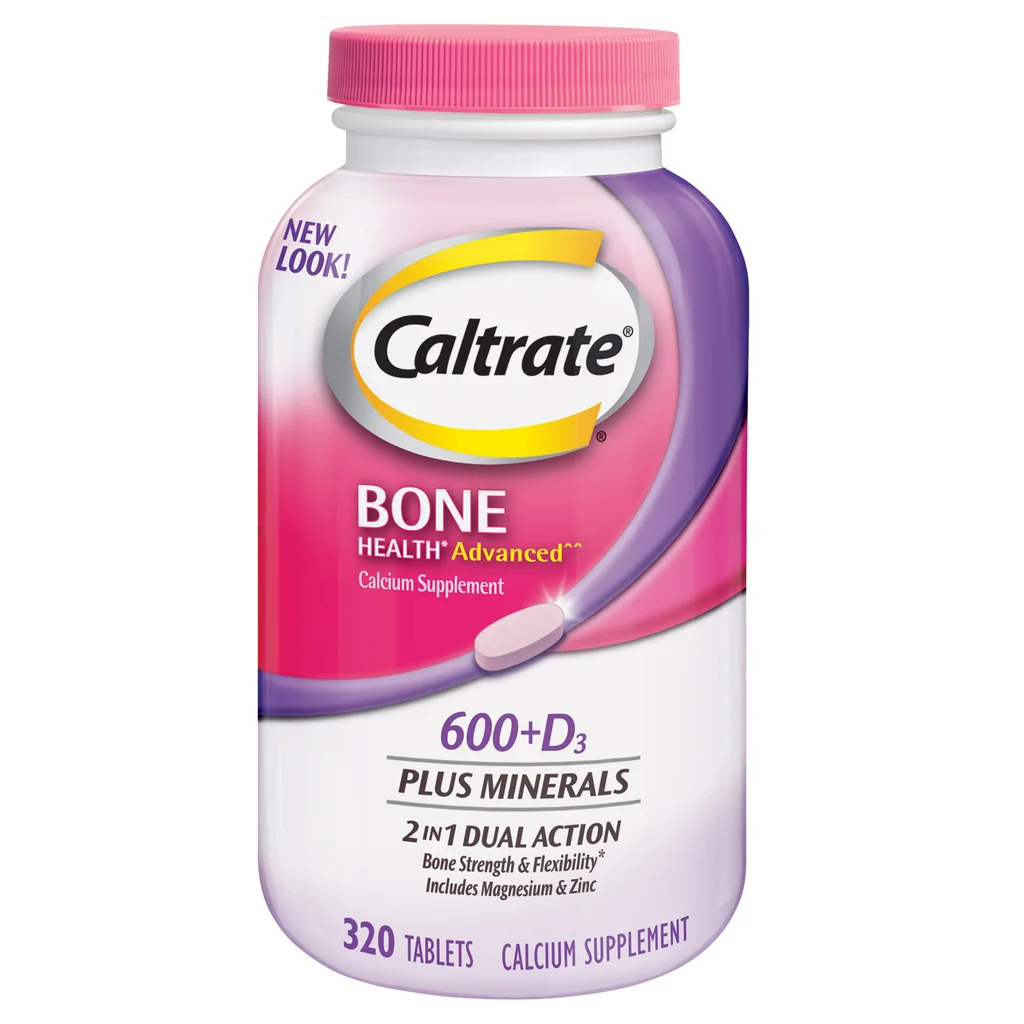 Caltrate Bone Health Advanced Calcium 600+D3 Plus Minerals | 320 Tablets