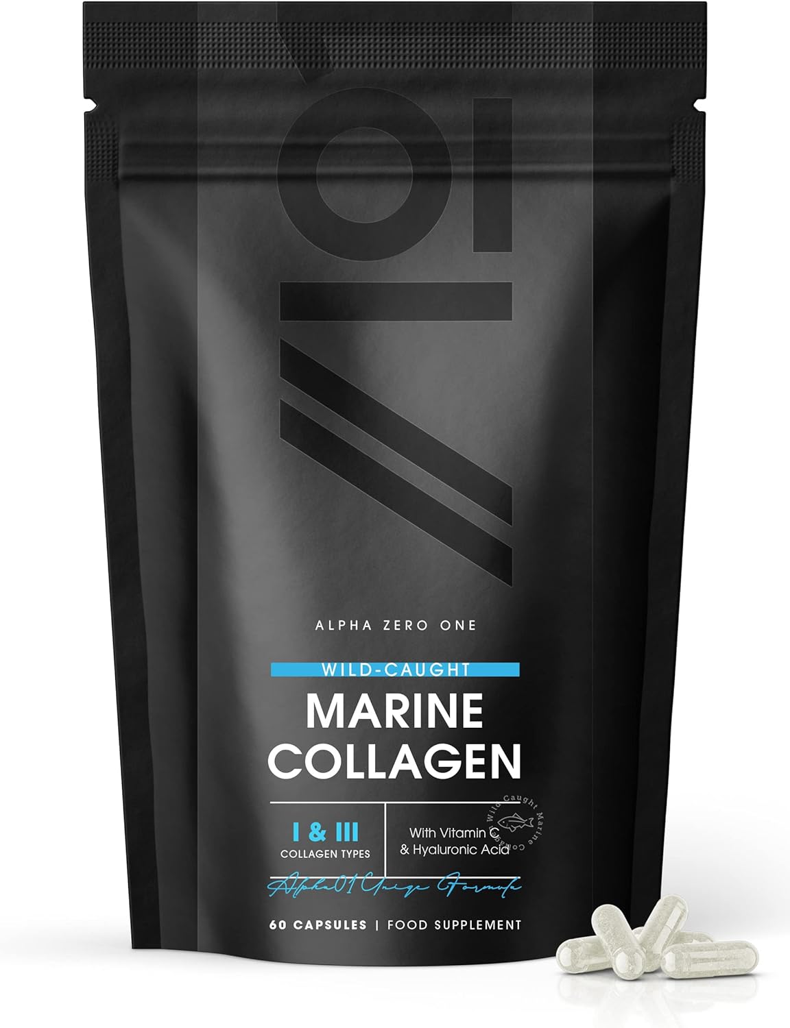 Alpha01 Marine Collagen 1000mg | 60 Capsules