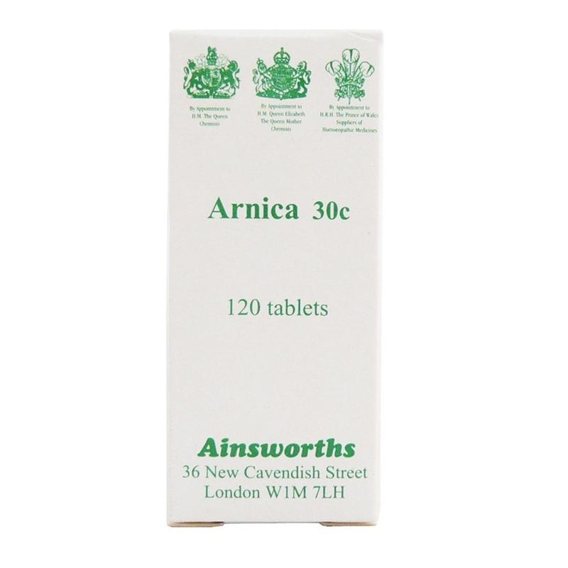 Ainsworths Arnica 30C Homoeopathic Remedy 120 tablet