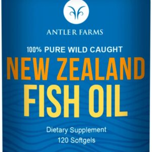 Antler Farms New Zealand Fish Oil, 120 Softgels
