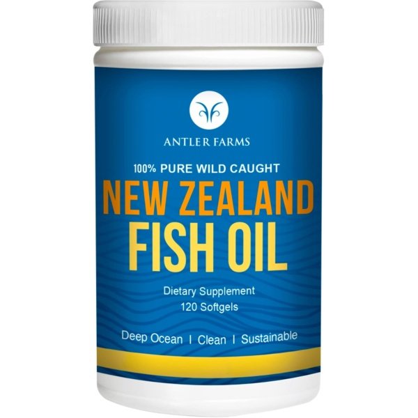 Antler Farms New Zealand Fish Oil, 120 Softgels - الصورة 6