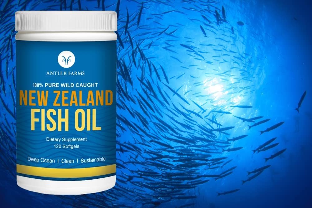 Antler Farms New Zealand Fish Oil, 120 Softgels - الصورة 5