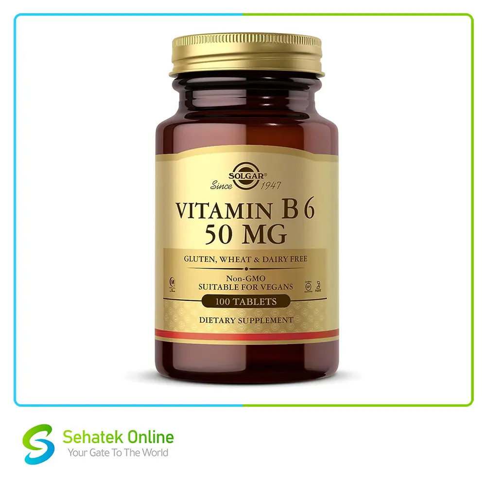 Vitamin B6 50mg 100Tablets