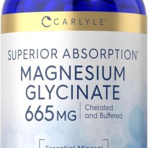 Premium Vital Magnesium Glycinate 665mg - High Absorption Gentle Mineral Support for Daily Structural Balance & Vitality, 250 Capsules Bundle with Practical Pill Box, 8-Month Supply Wellness Kit