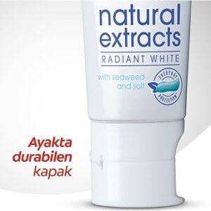 كولجيت معجون أسنان ناتشورال إكستراكتس راديانت وايت بالأعشاب البحرية والملح 75 ml