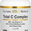 CALIFORNIA GOLD NUTRITION Complete Vitamin C Complex Enhanced with Ascorbic Acid and Amla Extract, Citrus Bioflavonoids, and Rosehip Extract, 500 mg, 60 Capsules