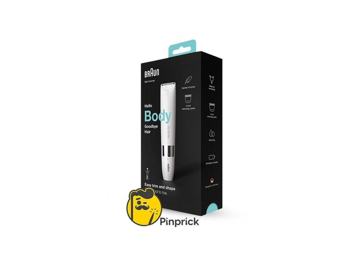 براون Braun Body Mini Trimmer Wet & Dry BS1000