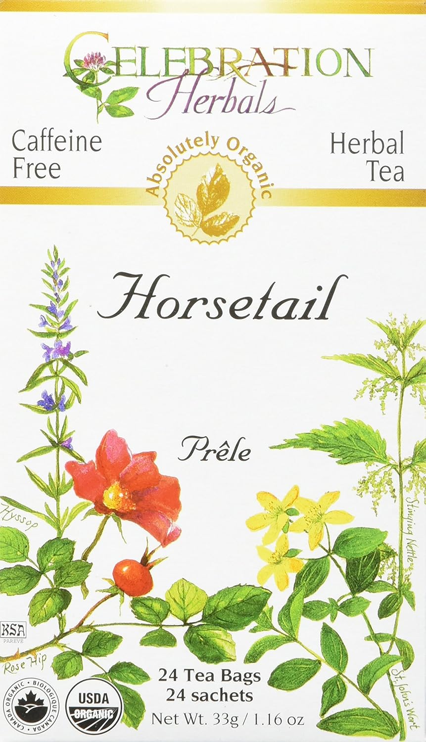 Celebration Herbals Organic Horsetail Tea | 24 Herbal Tea Bags