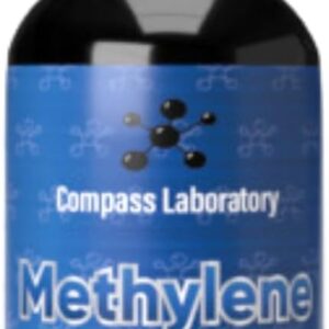 Compass Laboratory Methylene Blue 0.5% | 50ml Glass Dropper Bottle | No Formaldehyde