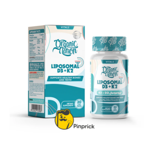 ليبوسومال فيتامين د3 + ك2 Liposomal D3+K2 4000 IU – يدعم صحة العظام والقلب والمناعة بفعالية مثبتة علمياً – 60 كبسولة جيلاتينية | Organic Natione®