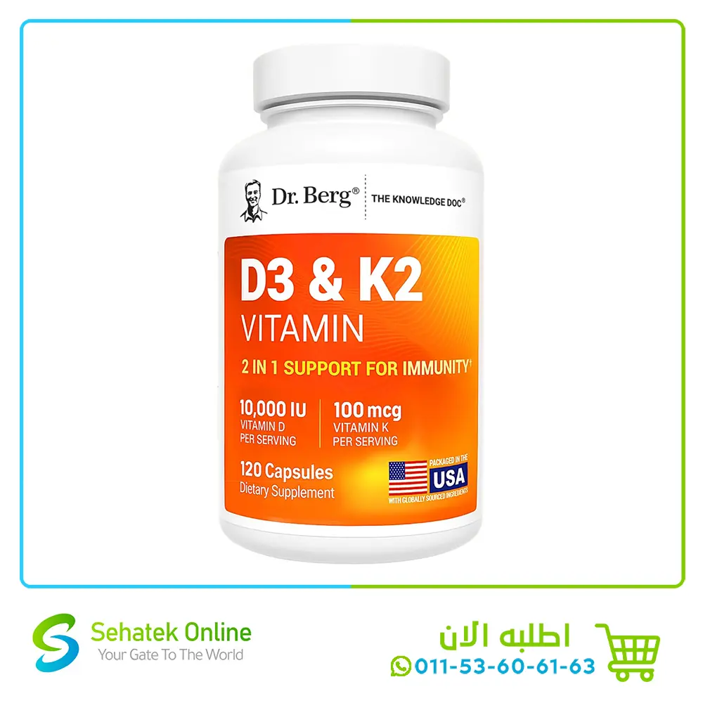 D3 10000 IU MK7 K2100mcg 120Caps