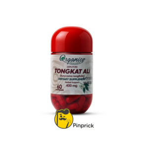تونكات علي | Organico Tongkat Ali 400mg - مكمل طبيعي لتعزيز التستوستيرون والطاقة الجنسية (60 كبسولة) - Organico®