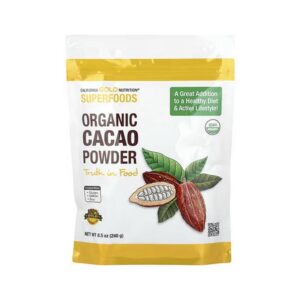 CALIFORNIA GOLD NUTRITION Superfoods Organic Cocoa Powder (240 g)