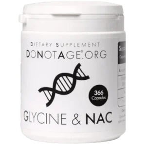 Glycine & NAC 300 mg of glycine and N-acetyl-cysteine per capsule 60 capsules